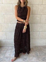 Brown Crinkle Set