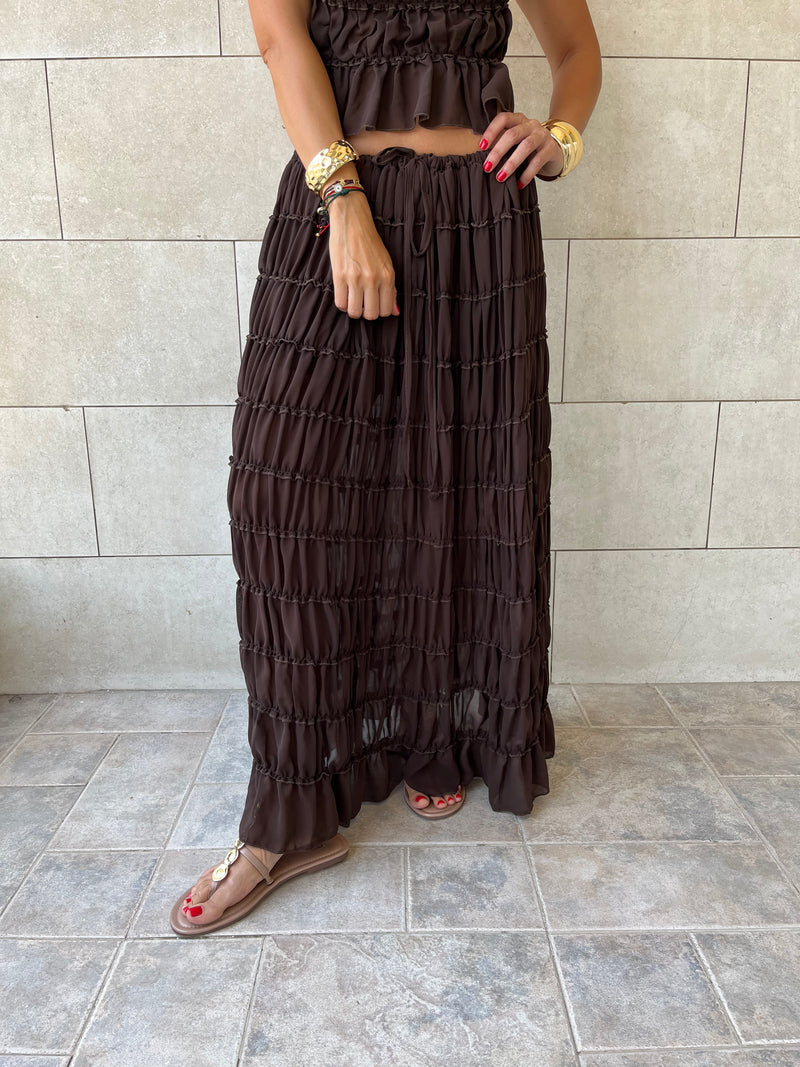 Brown Crinkle Set