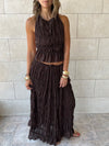 Brown Crinkle Set