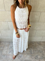 White Crinkle Set