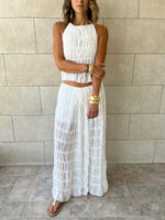 White Crinkle Set