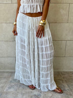 White Crinkle Set