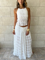 White Crinkle Set