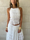 White Crinkle Set
