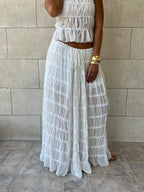 White Crinkle Set