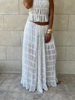 White Crinkle Set