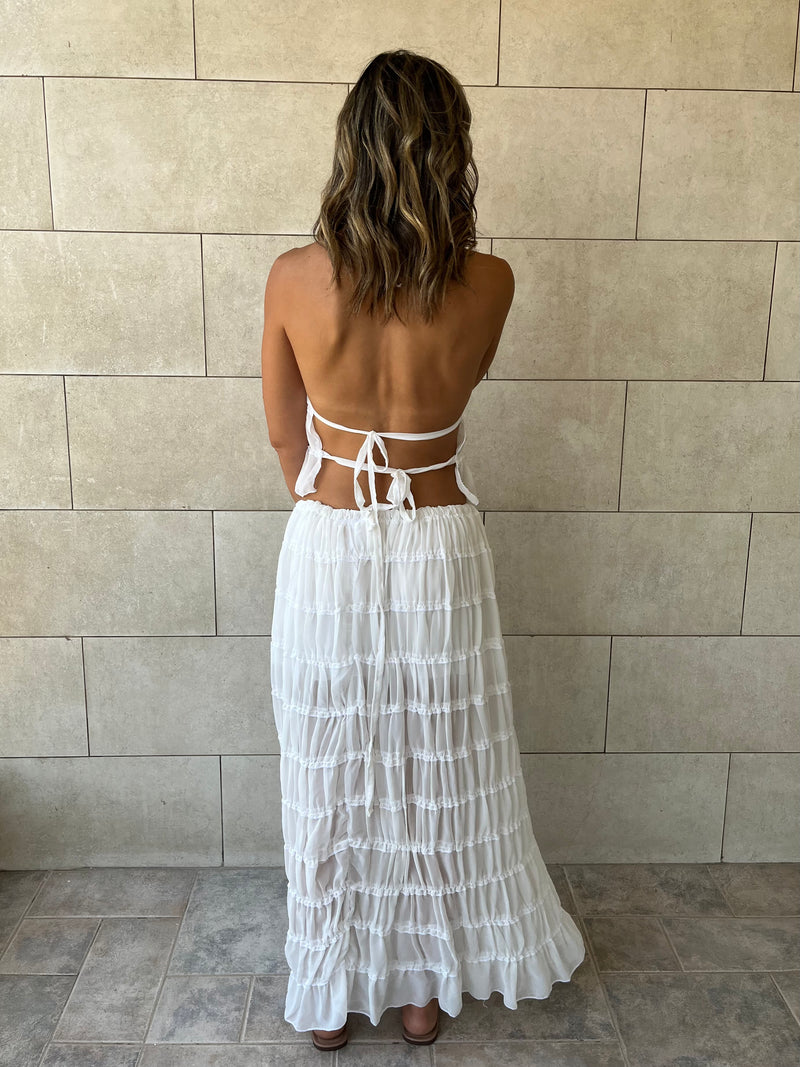 White Crinkle Set