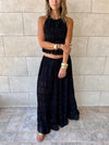 Black Crinkle Set