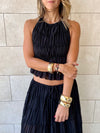 Black Crinkle Set