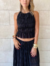 Black Crinkle Set
