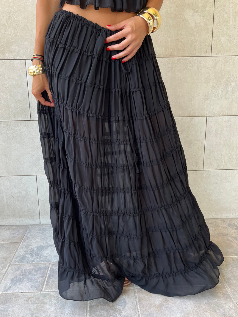 Black Crinkle Set