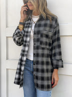 Half & Half Check Shirt