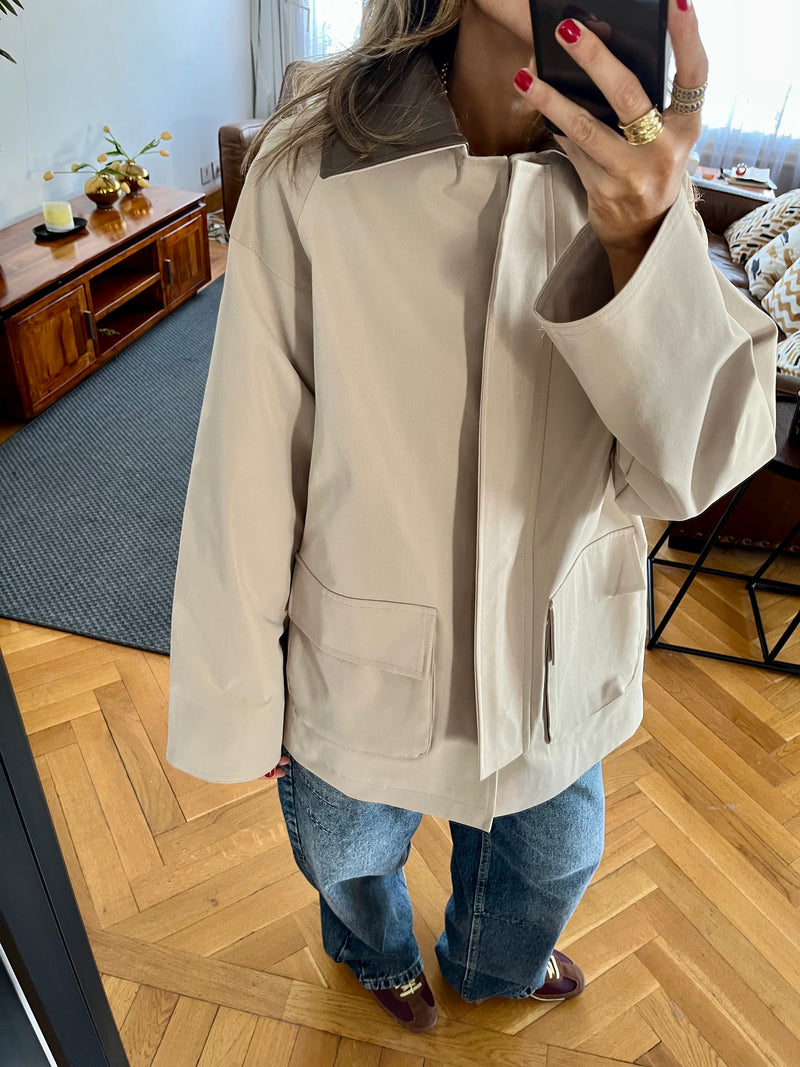 Beige Barn Jacket