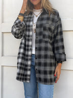 Half & Half Check Shirt
