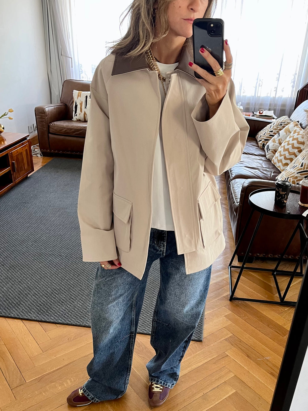 Beige Barn Jacket