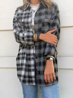 Half & Half Check Shirt