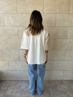 Beige Two-Tone Shirt
