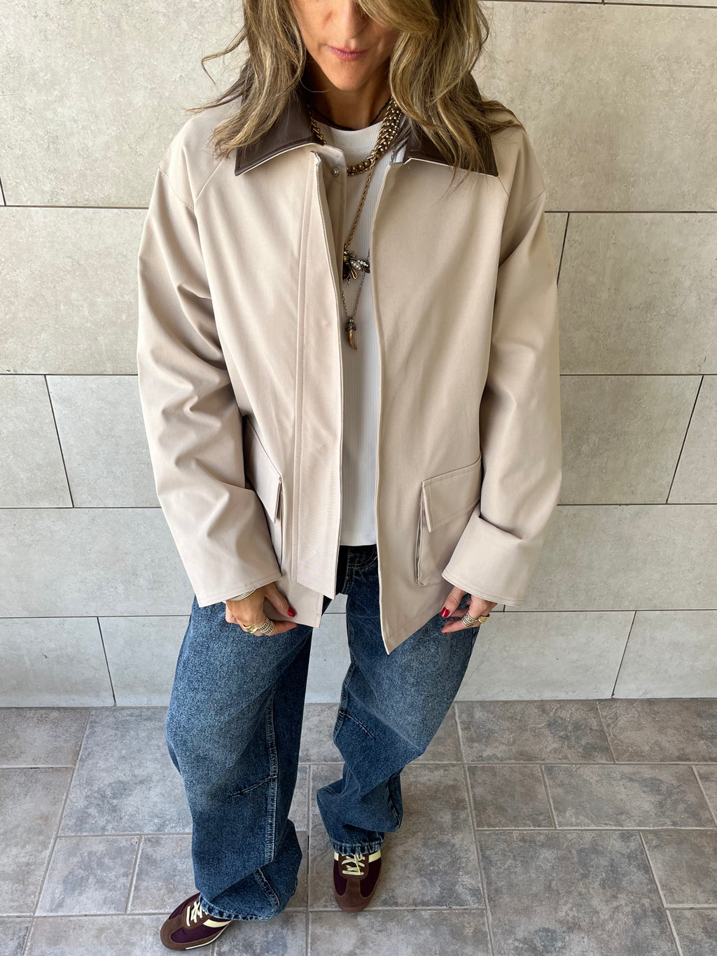 Beige Barn Jacket