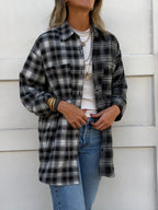 Half & Half Check Shirt