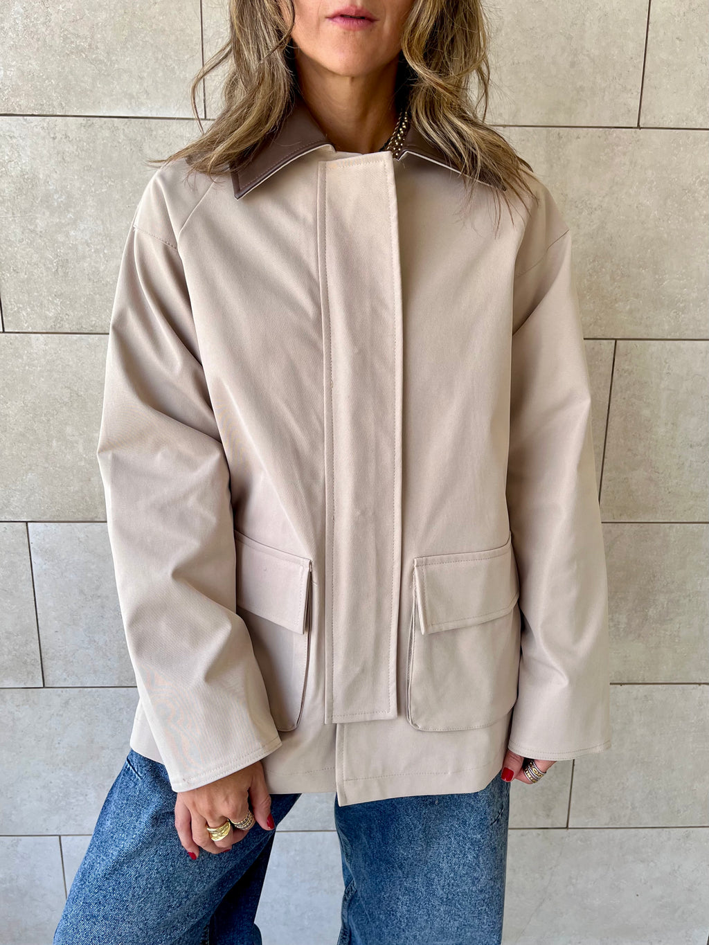 Beige Barn Jacket