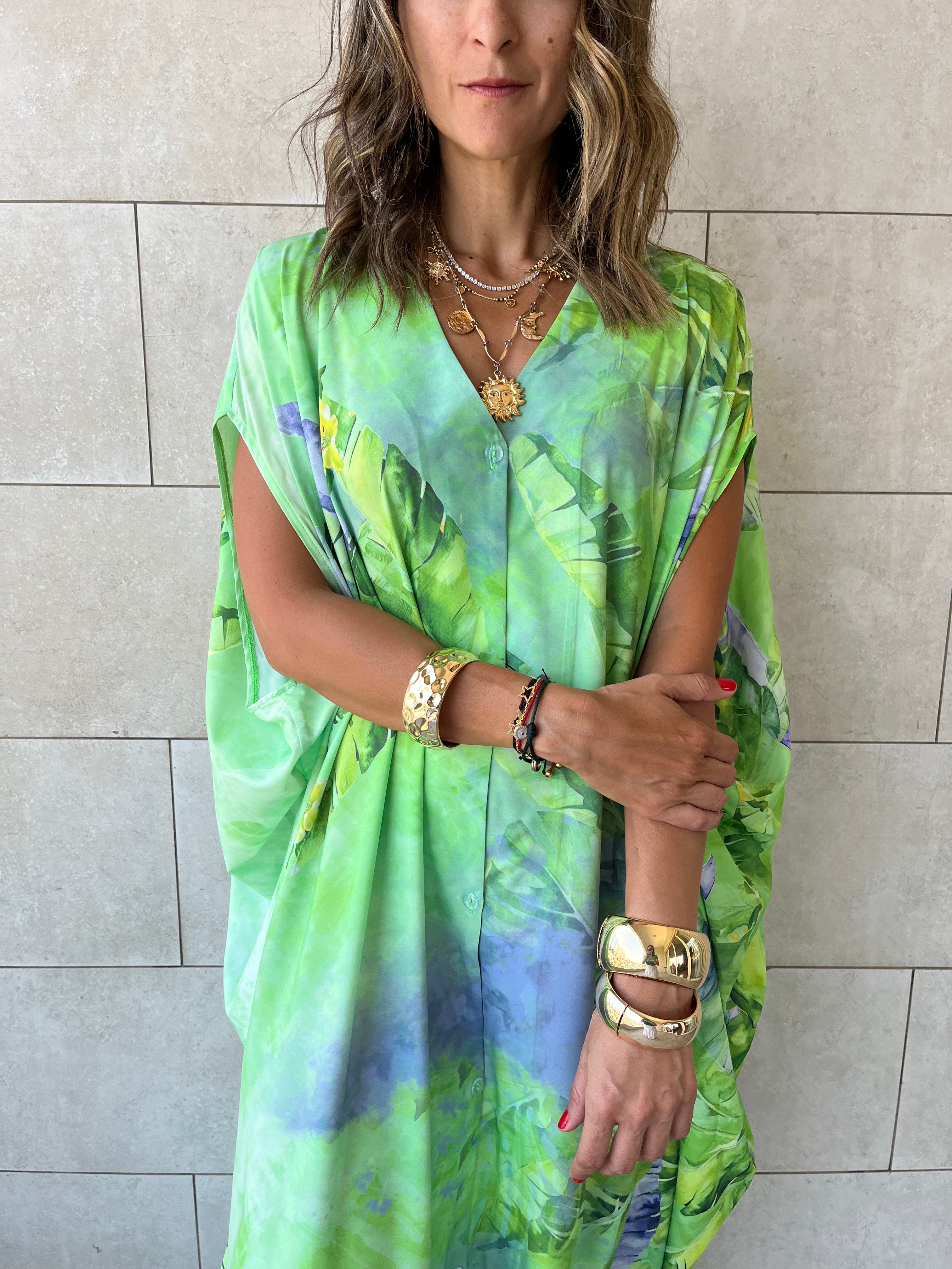 Palm Paradise Easy Dress