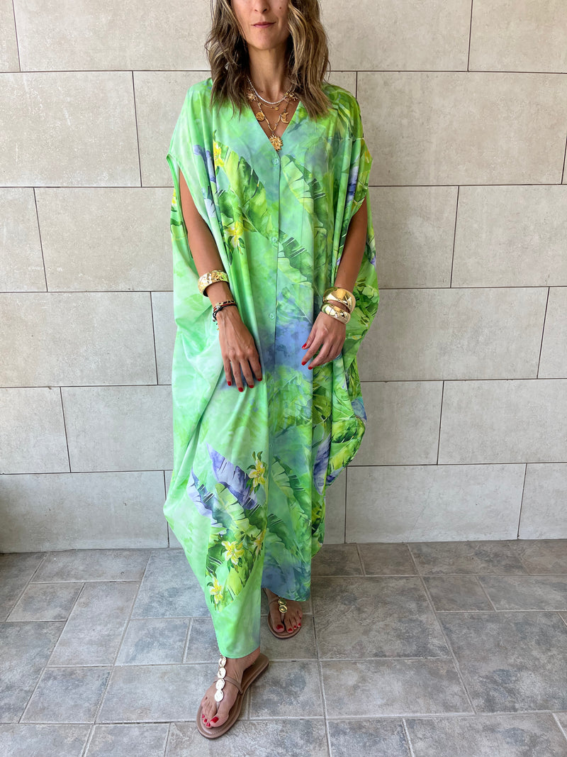 Palm Paradise Easy Dress