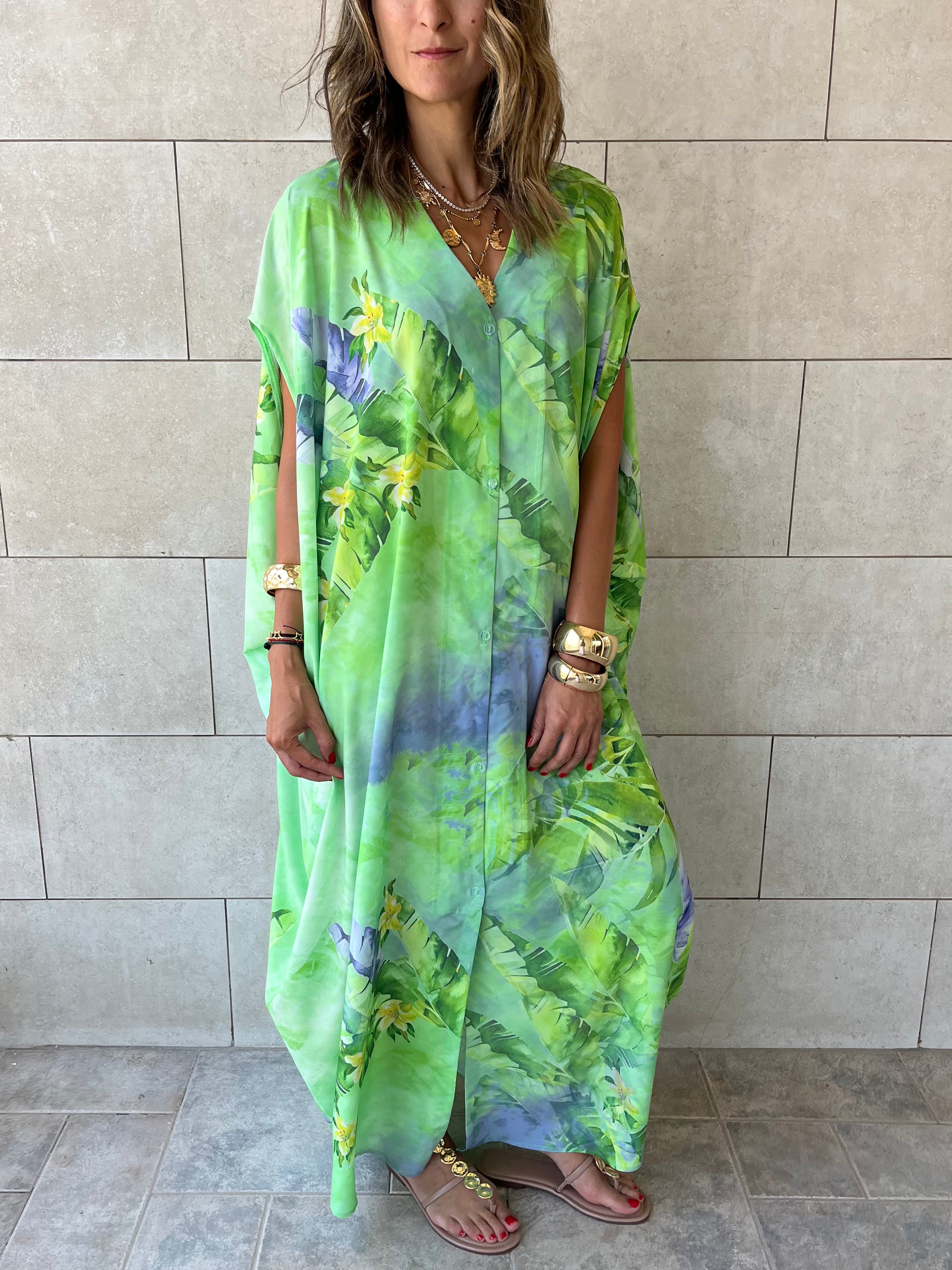 Palm Paradise Easy Dress