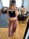 Cheetah Printed Rope Pants