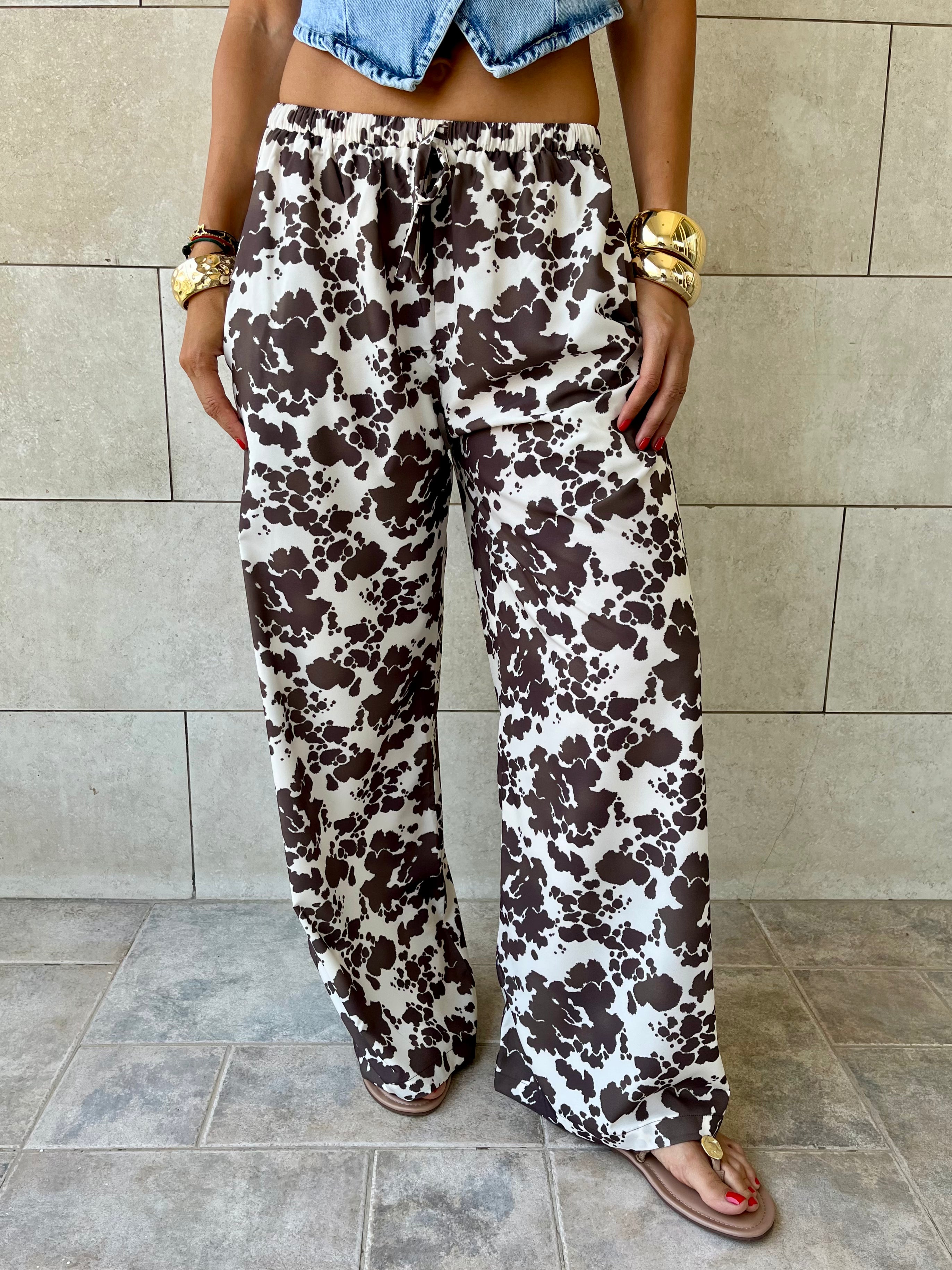 Cowboy Printed Rope Pants