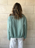 Mint Quilted Everyday Jacket