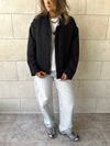 Black Quilted Everyday Jacket