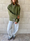 Olive Quilted Everyday Jacket