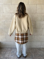 Beige Quilted Everyday Jacket