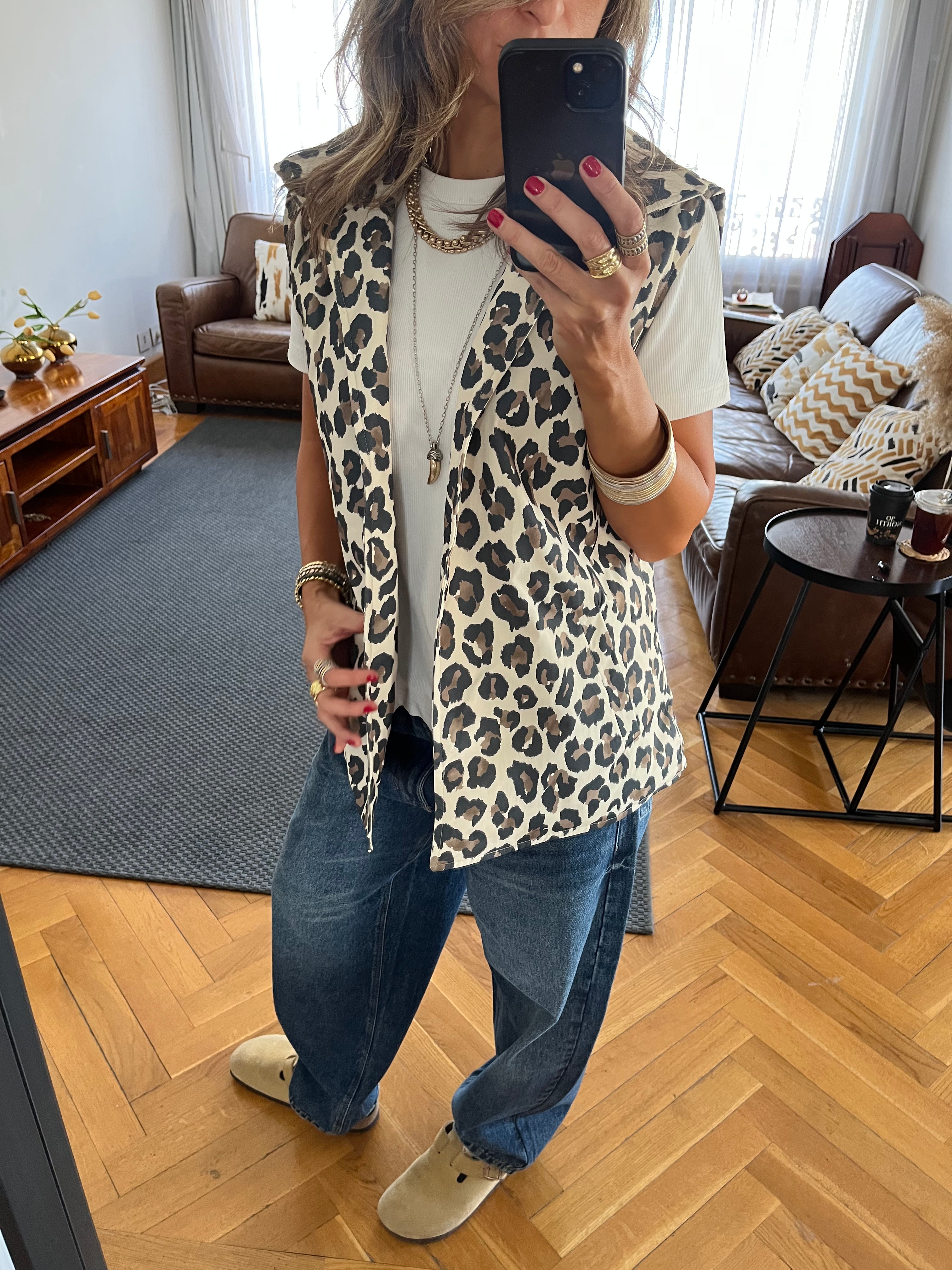 Night Out Leopard Vest