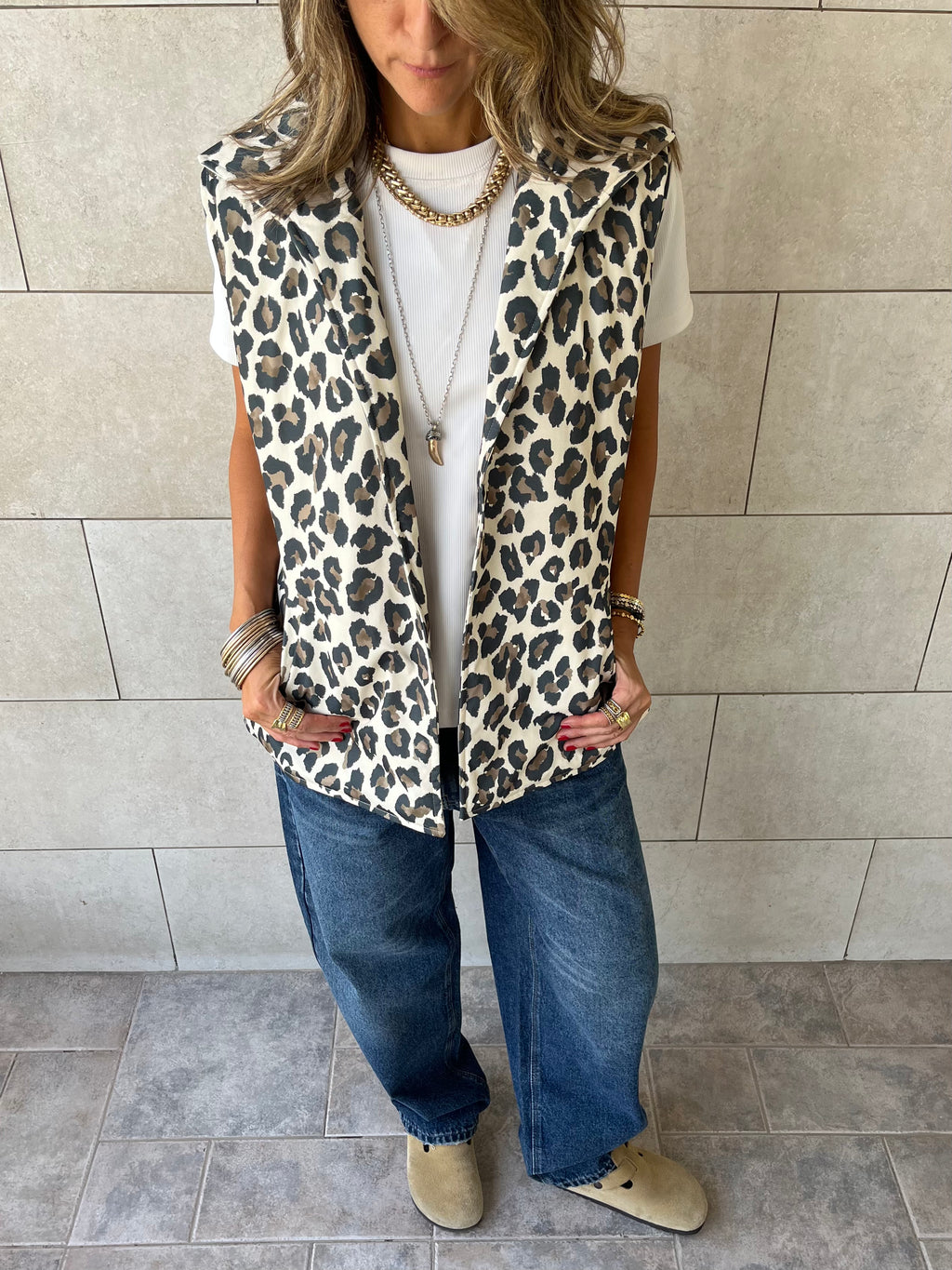 Night Out Leopard Vest