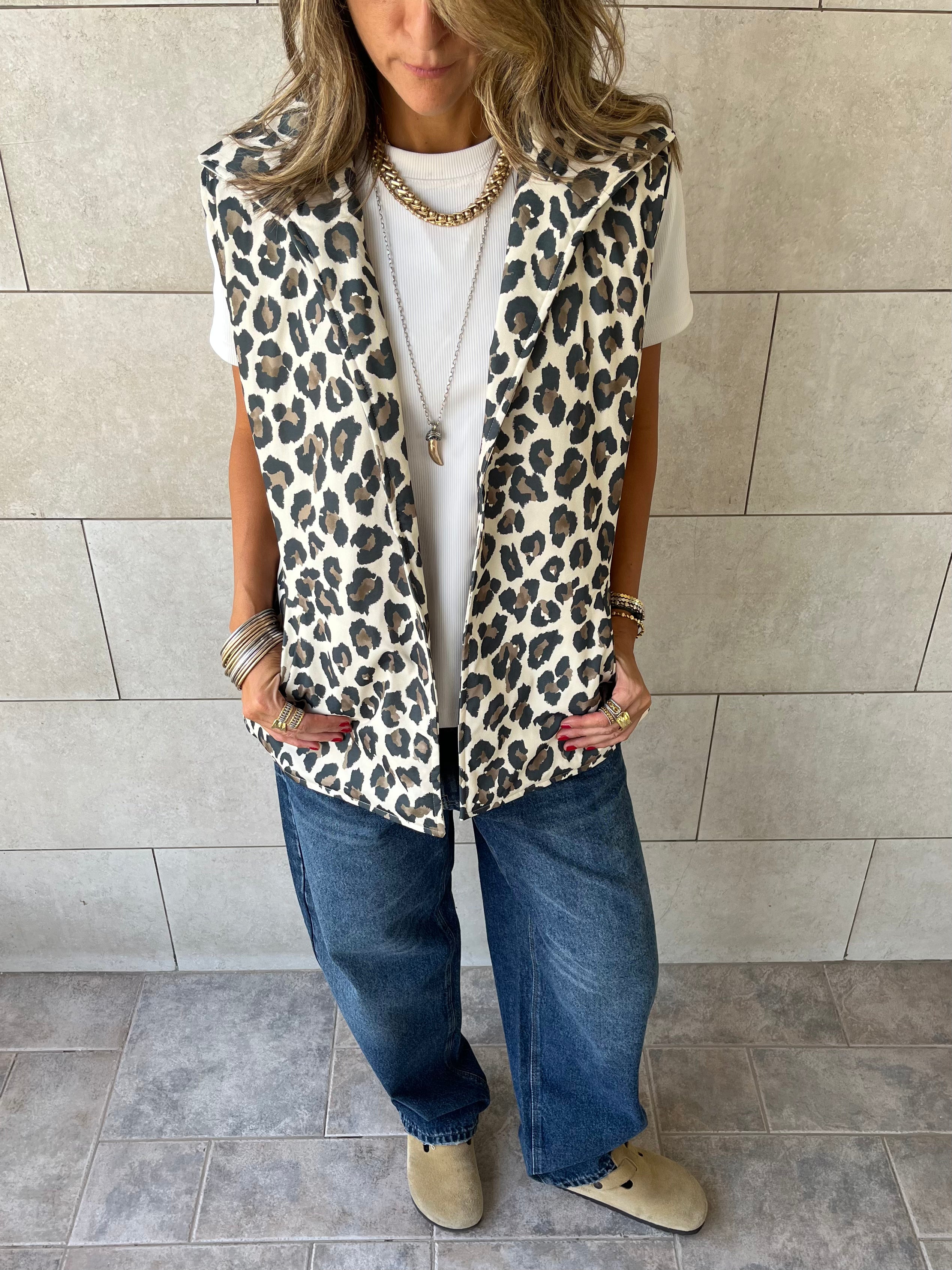 Night Out Leopard Vest