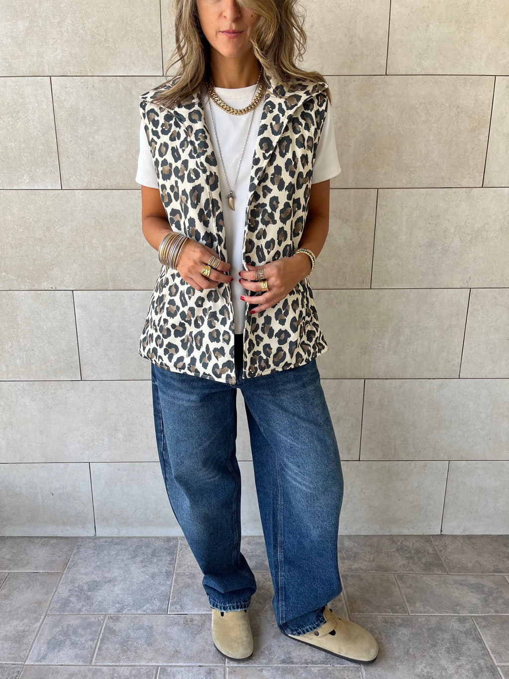 Night Out Leopard Vest