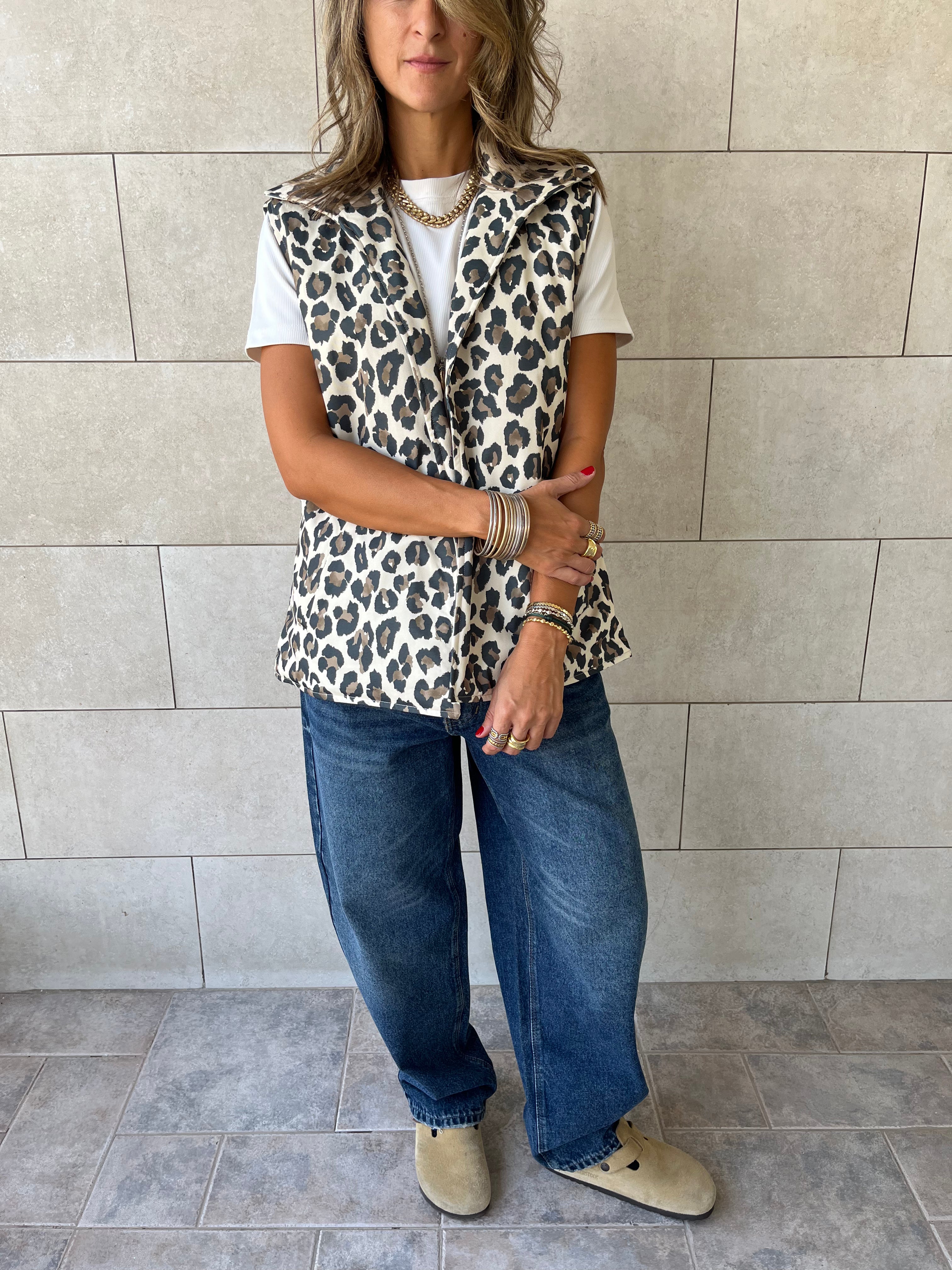 Night Out Leopard Vest