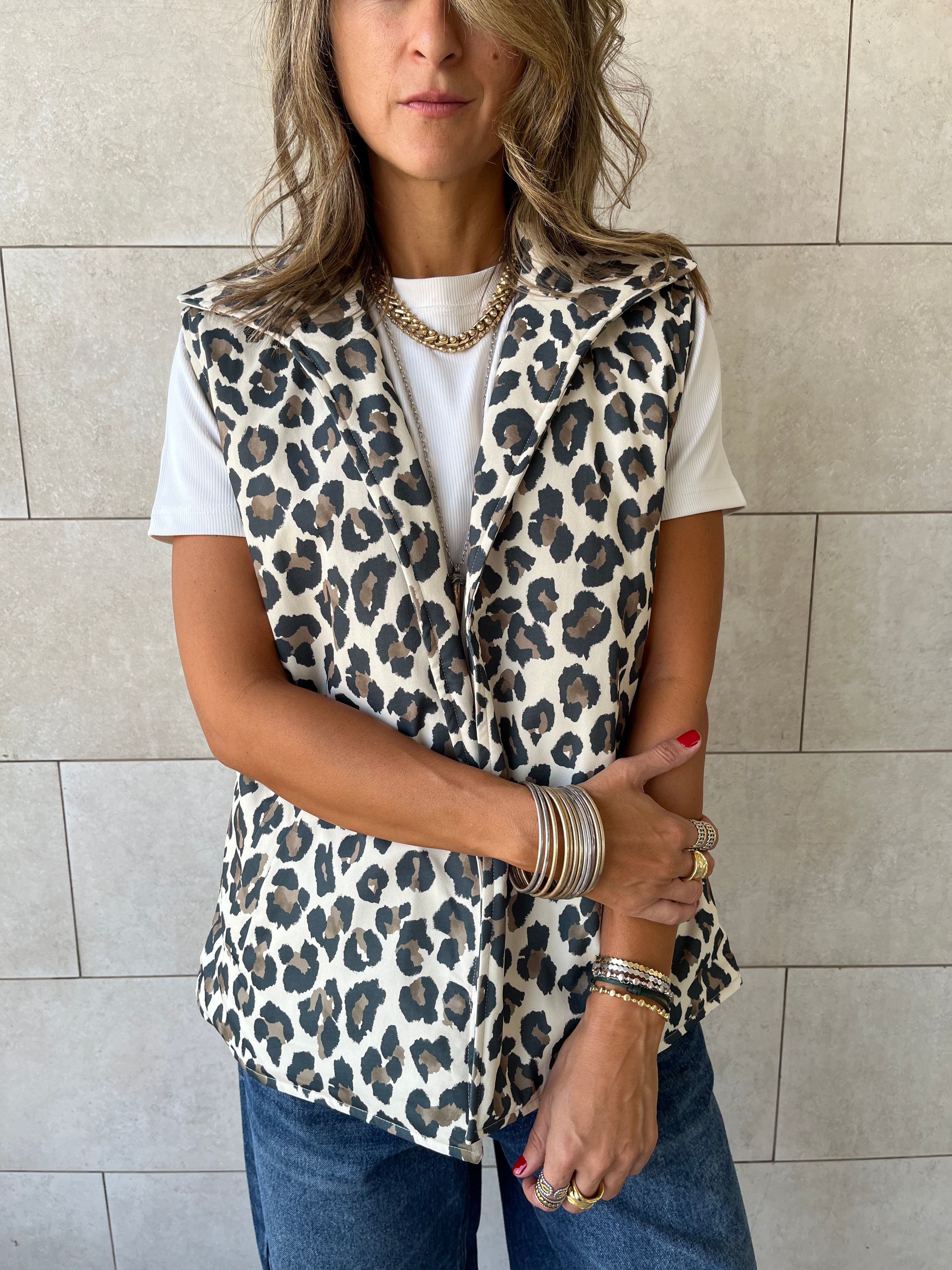 Night Out Leopard Vest