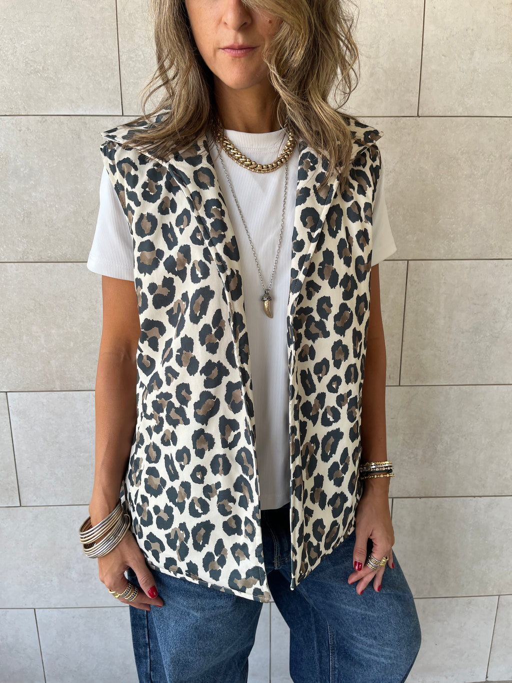 Night Out Leopard Vest
