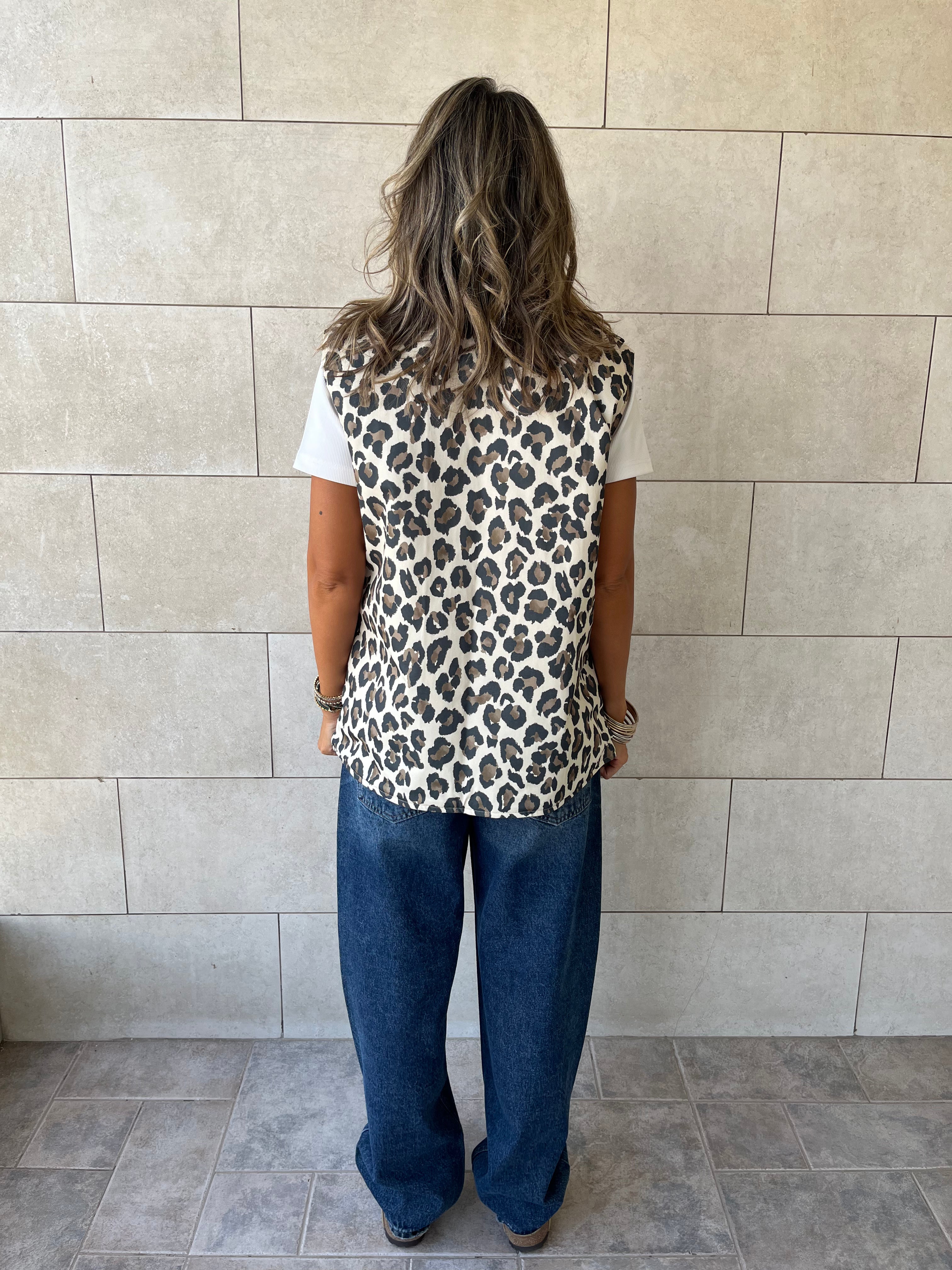 Night Out Leopard Vest