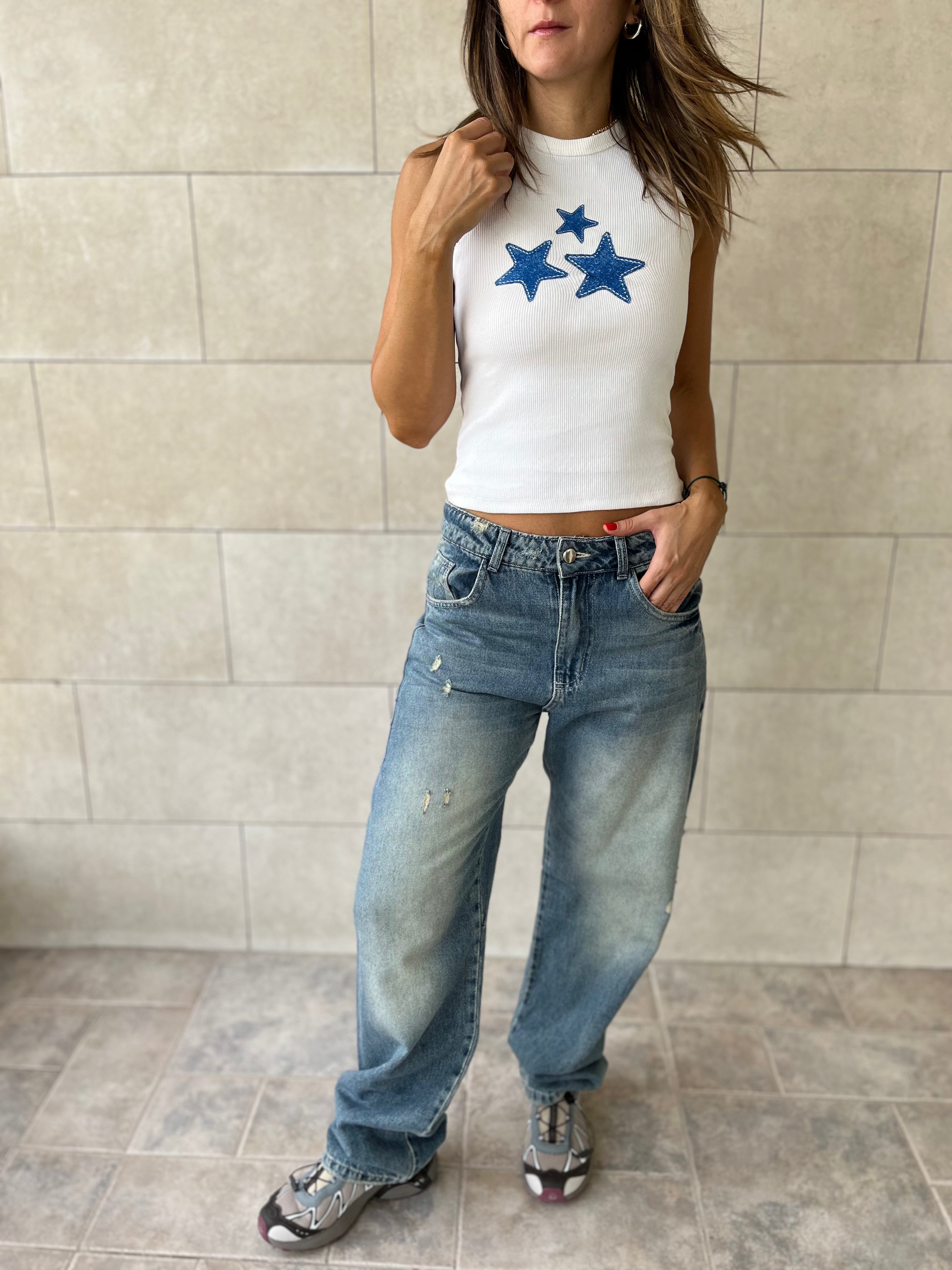 Blue Stars Tank Top