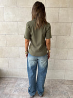 Olive Signature Must Have Collard Knit Polo