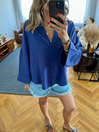 Navy Basic V Essential Shirt
