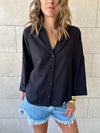 Black Basic V Essential Shirt