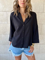 Black Basic V Essential Shirt