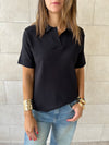 Black Signature Must Have Collard Knit Polo