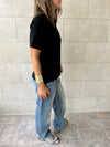 Black Signature Must Have Collard Knit Polo