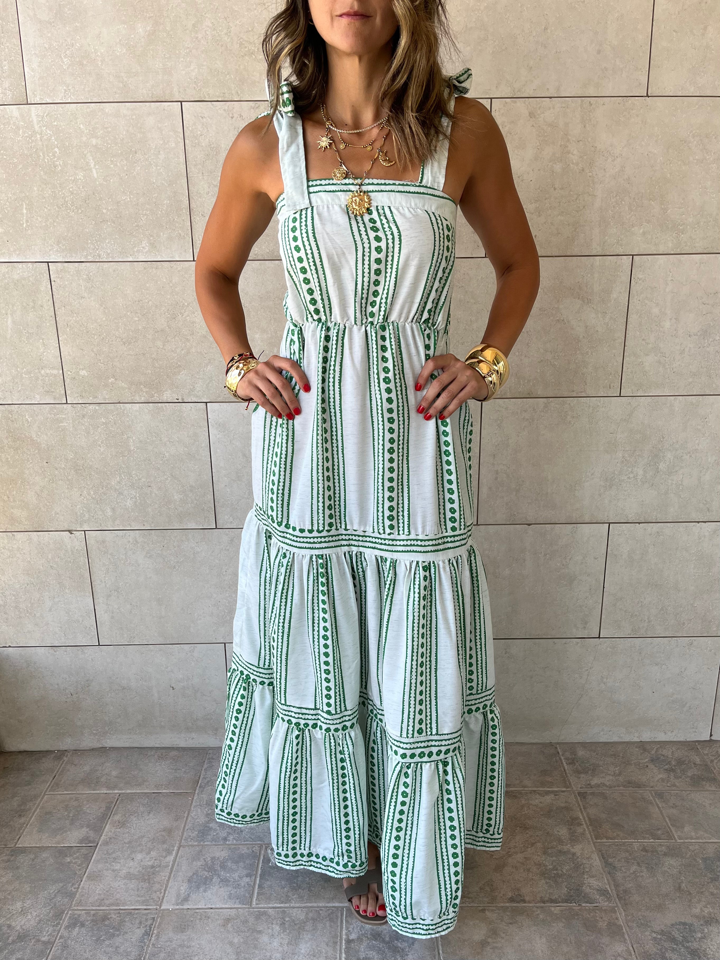 Seaweed Stripe Dress