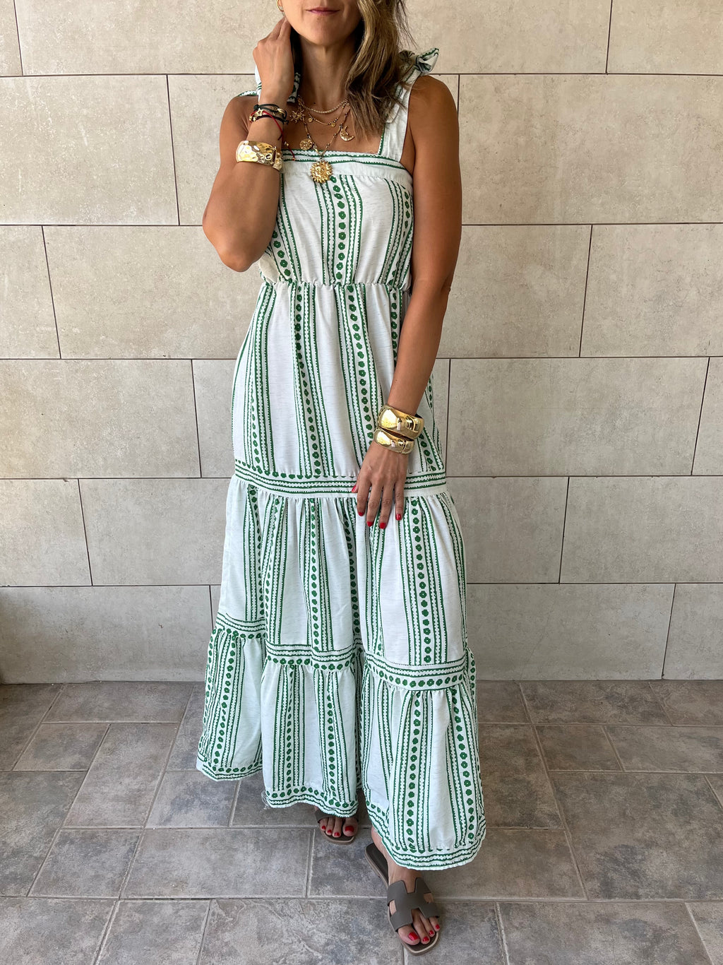 Seaweed Stripe Dress